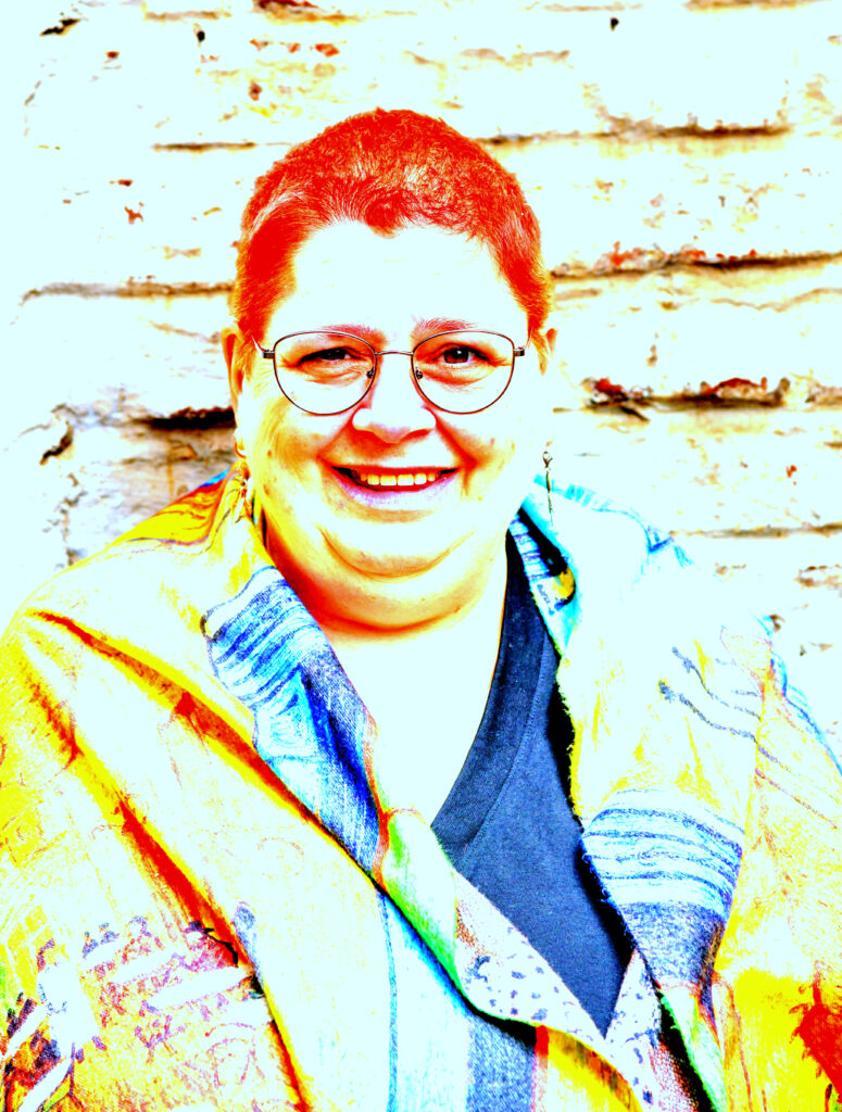 ein Bild von mir mit einer seltsamen Belichtung