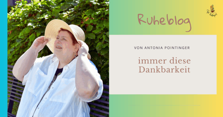 immer diese Dankbarkeit