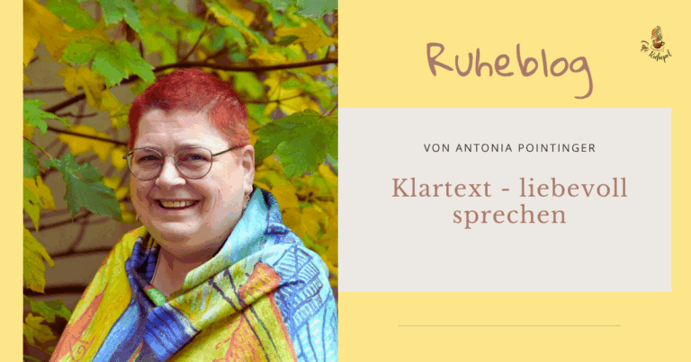 Klartext liebevoll sprechen