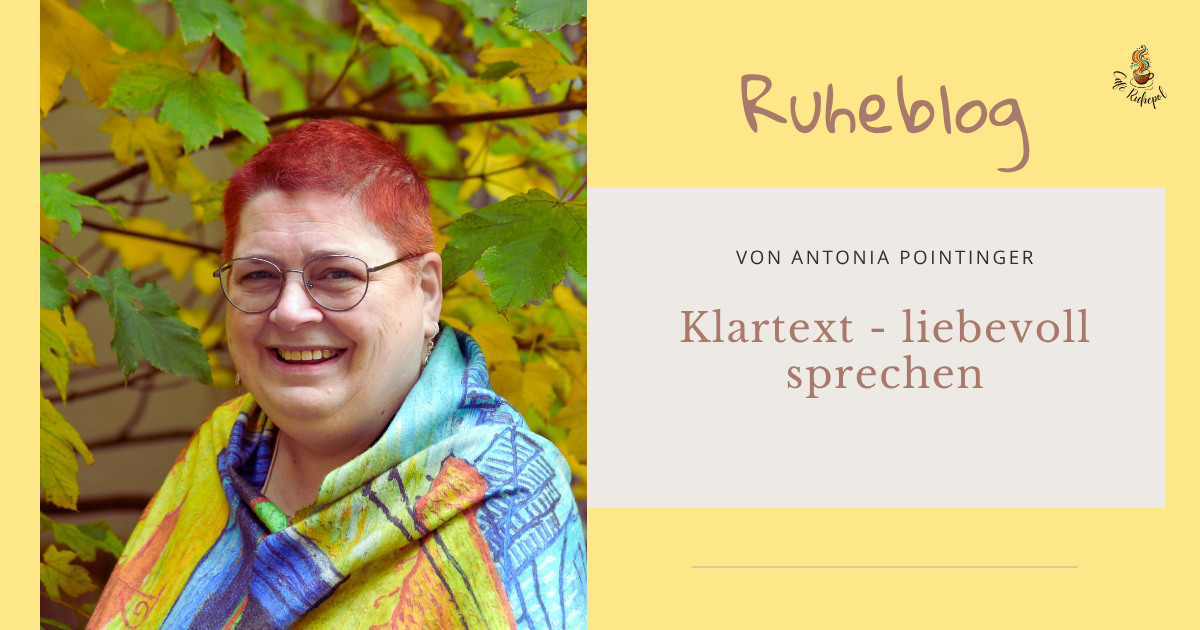 Klartext liebevoll sprechen