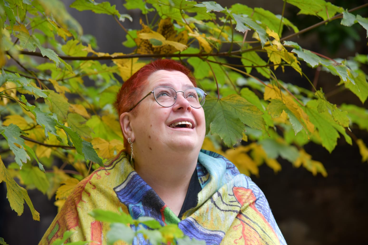 ich schau einfach nur nach oben