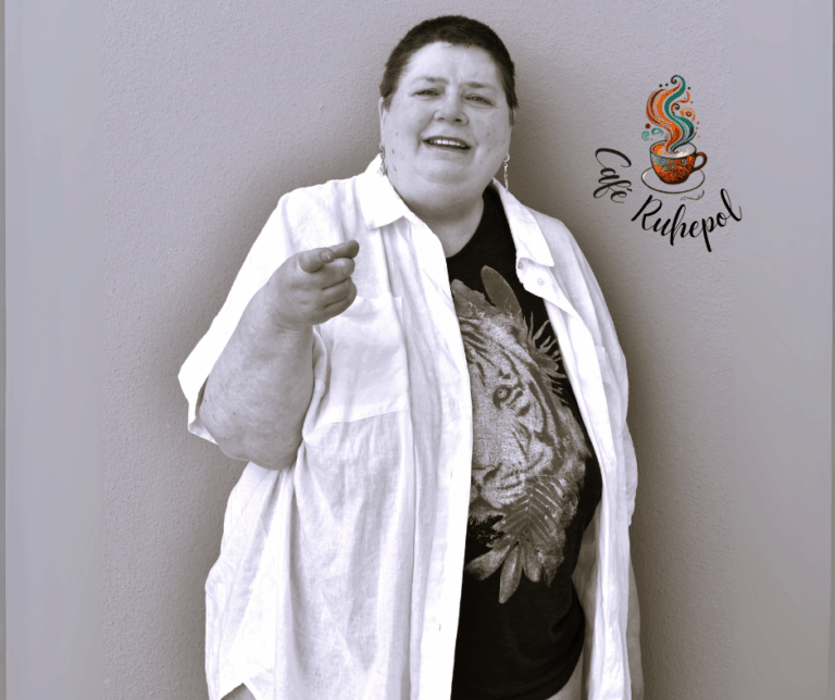 ein Bild von mir, in schwarz weiss, bei manchen Themen vergeht mir die Farbe